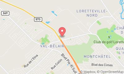 map, Pronature Val-Bélair