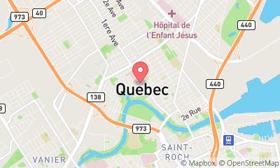 map, Salle De Quilles St-Francois