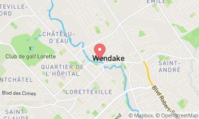 map, Musée huron-wendat