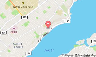 map, Jesuit house of Sillery