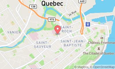 map, L'École de danse de Québec