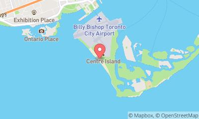 map, Hanlan's Point Beach