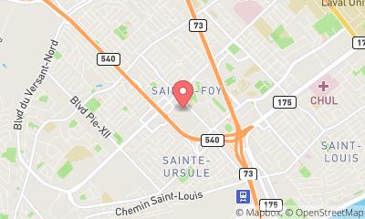 map, IGA extra de Bourgogne - Coop de Ste-Foy