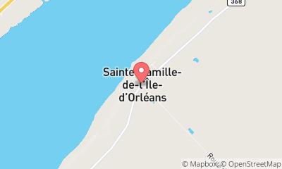 map, Microbrasserie de l'Île d’Orléans