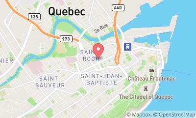 map, Hotel PUR, Quebec, a Tribute Portfolio Hotel