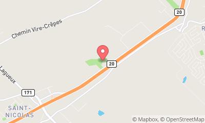 map, Camping Bernières