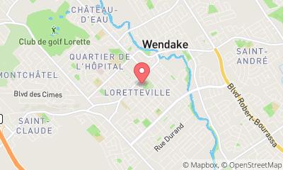 map, Pool of the building Denis Giguère