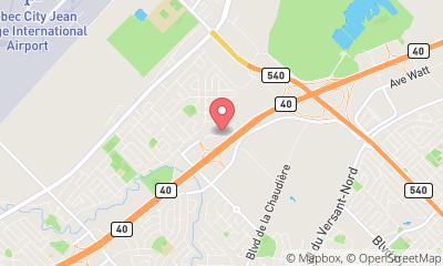 map, Club Piscine Super Fitness - Québec Ste-Foy