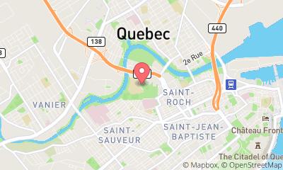 map, Terrain de Soccer Aréna Parc Victoria