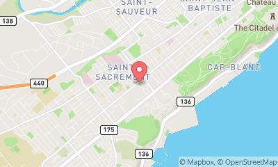 map, Club de Curling Jacques-Cartier