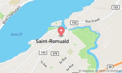 map, Club Curling Etchemin