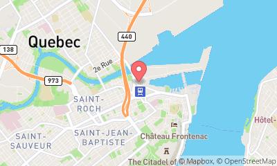 map, Orléans Express - Québec (Centre-ville)