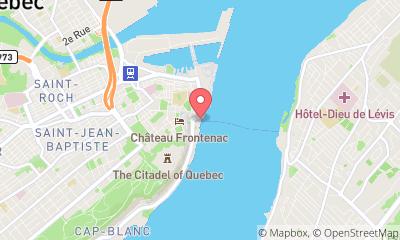 map, Gare fluviale de Québec