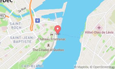 map, Quebec City Ferry Terminal