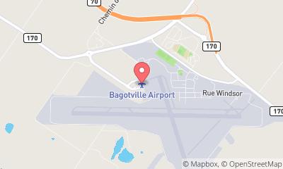 map, Saguenay-Bagotville Airport