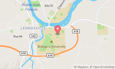 map, Bishop's University Sports Centre