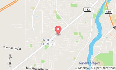 map, Sports Aux Puces Sherbrooke