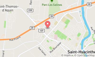 map, Cinéma Saint-Hyacinthe