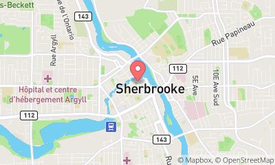 map, Studio Swing Sherbrooke