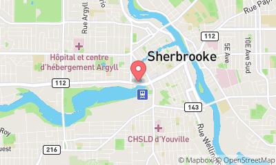 map, Tourist Information Office of Sherbrooke