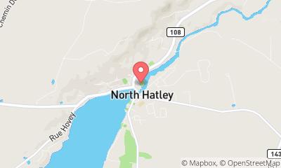 map, North Hatley village