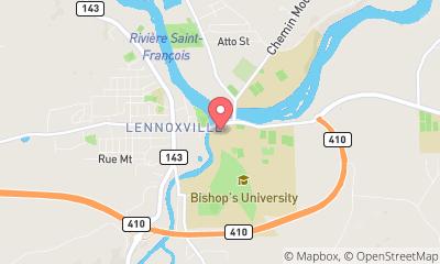 map, Bishop's University McGreer Hall