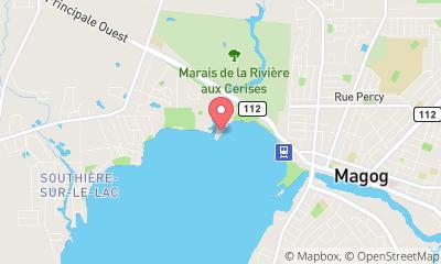 map, Condominium L'Émeraude Sur Le Lac & Marina Du Lac Memphremagog