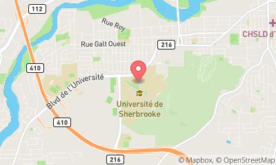 map, Résidences étudiantes - SECTEUR G - Université de Sherbrooke