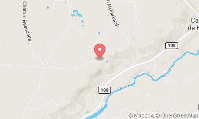 map, l'Oasis de North Hatley