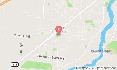 map, Tennis Sherbrooke