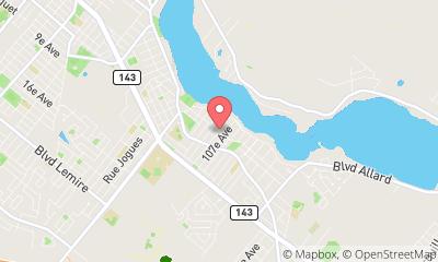 map, Association De Tennis De Drummondville Inc