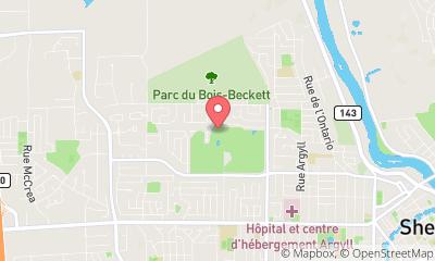map, Sherbrooke Golf Club