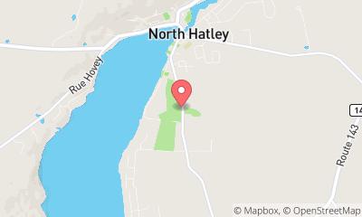 map, Golf North Hatley
