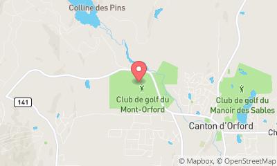 map, Club de Golf Mont Orford