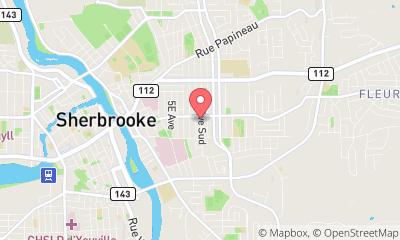 map, École de Kickboxing de l'Estrie