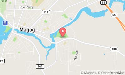 map, Association De Hockey Mineur De Magog Inc