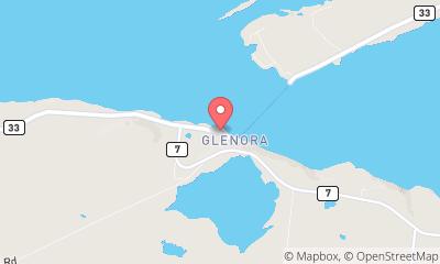 map, Glenora Ferry - Glenora Dock