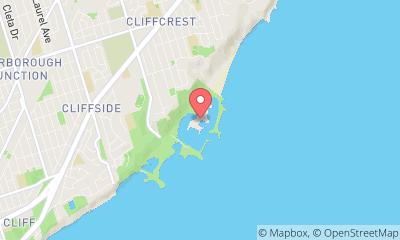 map, Scarborough Bluffs Sailing Club