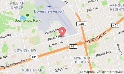 map, Downsview Travel Agency
