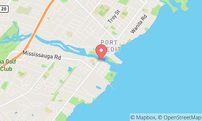 map, Port Credit Lighthouse