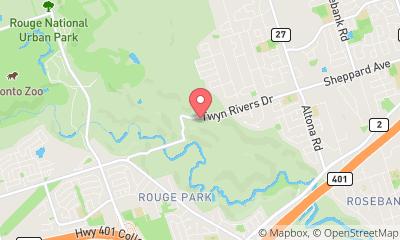 map, Rouge National Urban Park, Twyn Rivers Day Use Area