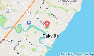 map, Oakville Curling Club Ltd