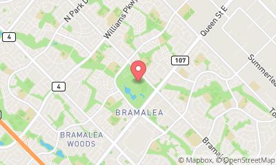 map, Chinguacousy Curling Club