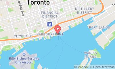 map, Toronto Island ferry