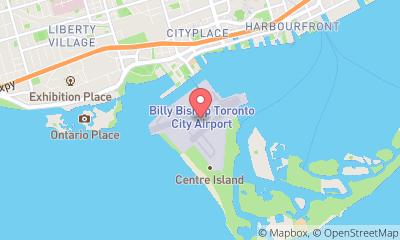 map, Billy Bishop Toronto City Airport