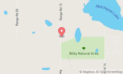 map, Onoway Fish and Games Range.