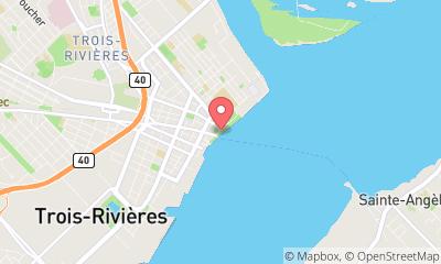 map, Gare maritime de Trois-Rivières