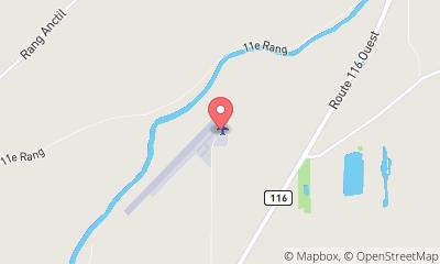 map, Victoriaville Airport