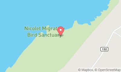 map, Réserve mondiale de la biosphère du Lac-Saint-Pierre