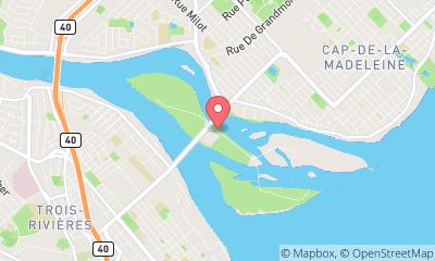 map, Speed ​​Canoeing Club of Trois-Rivières